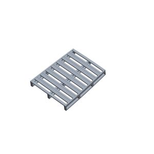 Torin DZ454 Heavy Iron Tray with Four Side Entry Fork metal Pallet wire Mesh
