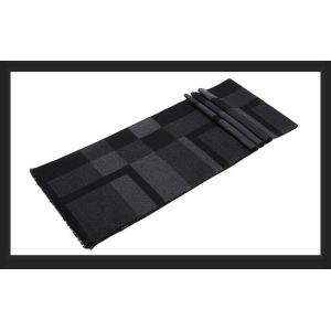 silk and viscose blended Thick Check Reversible Mens Scarf For Winter