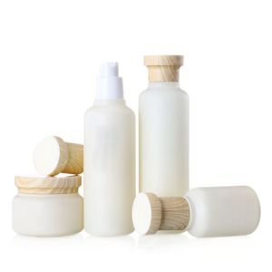 Empty OEM Cosmetic Bottle Packaging Environmentally Friendly Round Shape