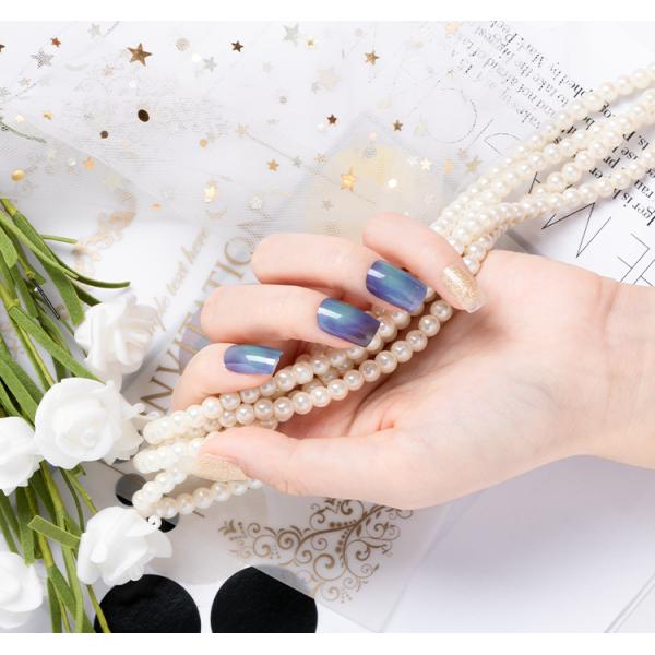 Hot Popular Fast Shipping Diamond Gel Nail Wraps Semi Cured Gel Nail Stickers For Women Nail Strips Manufacturer China