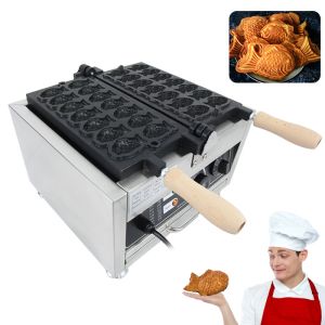 Sandwich Plates Fish Shape Waffle Maker Machine 14 Cakes Taiyaki Electric Fast