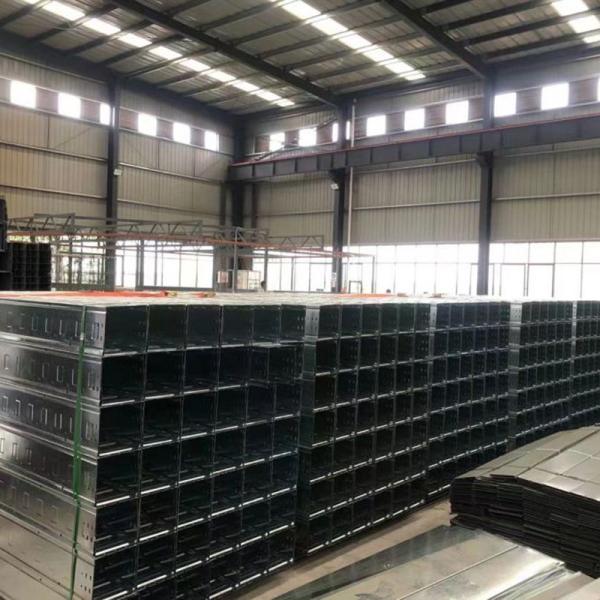 Silver 200kg/m Metal Cable Tray Fire Resistance Cable Support Systems