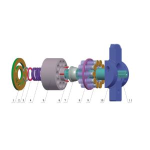 Hydraulic Piston Pump Kayaba PSVD2-19E Kayaba Pumps