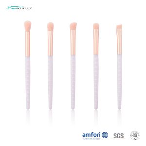Plastic Handle 5pcs BSCI Nylon Hair Makeup Brushes