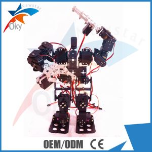 Quality DIY educational toy 15 Arduino DOF Robot biped robot with claws full steering bracket for sale