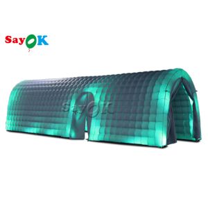 Go Outdoors Air Tent Oxford Cloth White Party Inflatable Tunnel Tent With Led