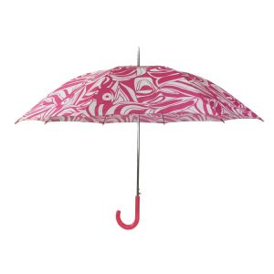 190T Pongee Straight Printed Advertising Umbrella