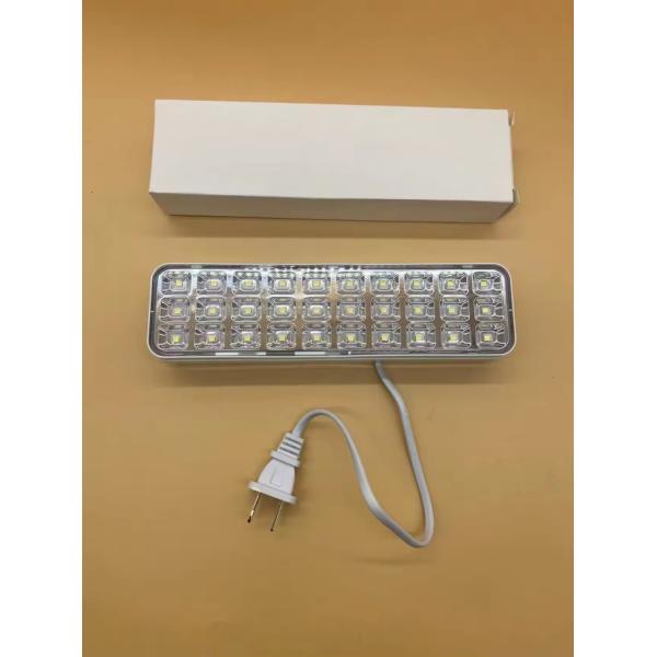 Rechargeable Fire Emergency Light 30/60 LED Portable Emergency Light Plastic White LED Emergency Light Bulb