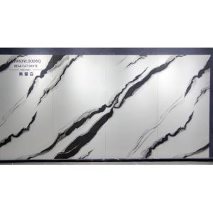 Carrara White Polished Glazed Porcelain Tile 900x1800mm Non-Slip