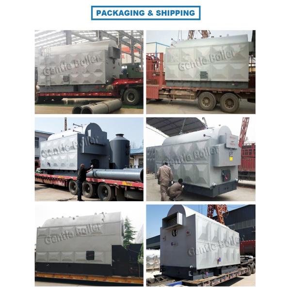 Manual Operation Type Wood Burning Steam Boiler For Wood Processing Plant