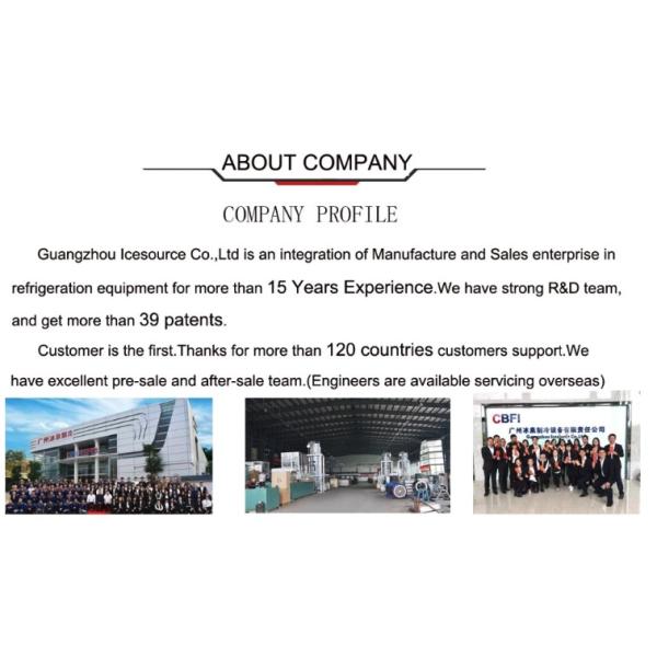 Automatic Quick 1 - 60 Tons Flake Ice Machine For Fruit And Vegetable Preservation