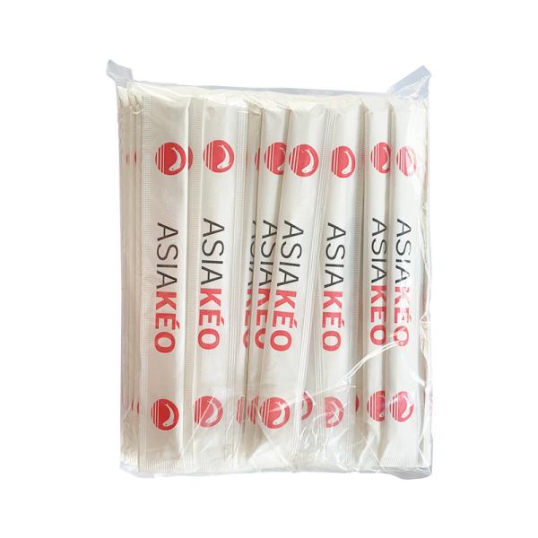 Buy OEM Full Paper Wrapped Wooden Disposable Chopsticks Bulk pack 203mm at wholesale prices