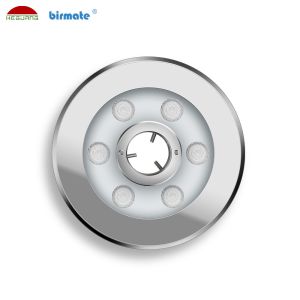 9W 24V IP68 Led Underwater Fountain Lights Monochromatic 750LM