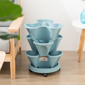 39x17cm Radish Stackable Garden Planters Pots