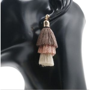 Tassel Earrings for ladies hot sell alloy tassel earrings