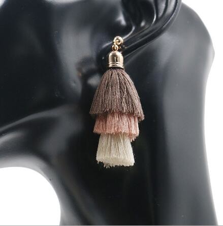 Buy Tassel Earrings for ladies hot sell alloy tassel earrings at wholesale prices