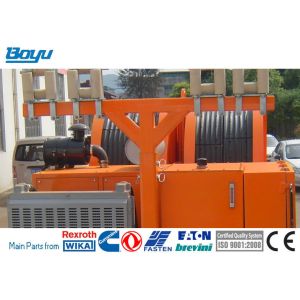 Max Tension 2x100 KN Overhead Transmission Line Stringing Equipment Hydraulic