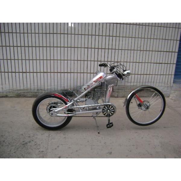 23kg Weight 24inch Gas Motor Chopper Bike for Adult 48cc Engine and CE Certification