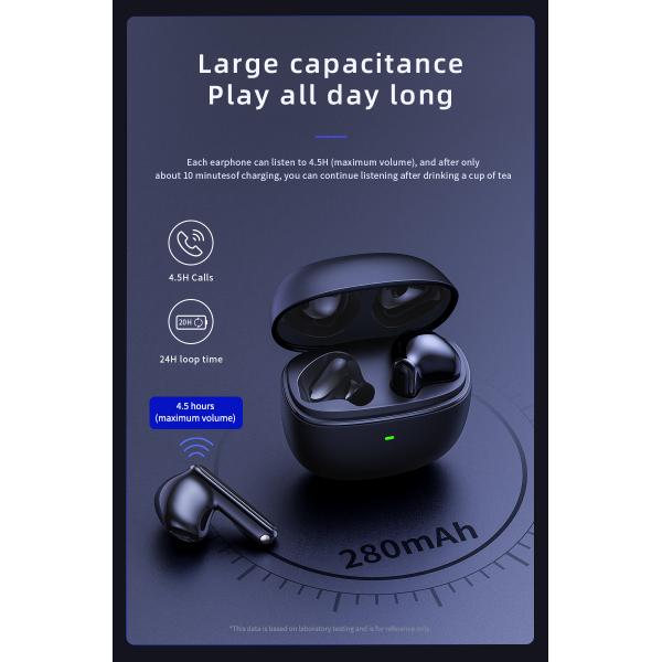 Mini Headset for Phone Calling and Music Newest Two Mic ENC True Wireless Earphones