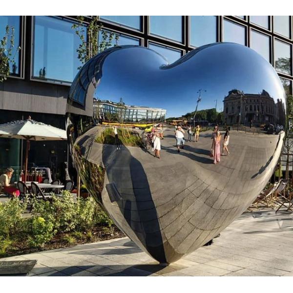 500CM Mirror Stainless Steel Sculpture Garden Mall Decorative Sculpture