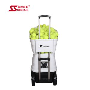 Electronic Tennis Ball Feeding Machine With Internal Lithium Battery For