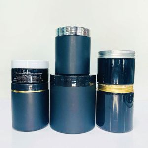 Body Butter Matte Black Cosmetic Squeeze Tube 4oz 8oz 10oz