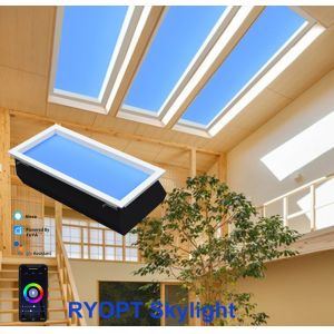 Smart Control 150W Dimmable LED Skylight with Adjustable Warm to Cold White