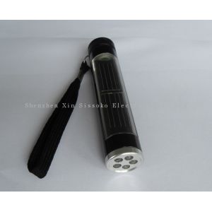 5LED Solar Aluninum Flashlight