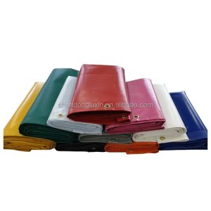 Outdoor Coated Tarpaulin High Strength Waterproof Truck Cover for Canopy Tent