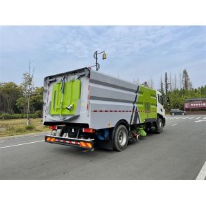 Rear Dump Method Truck Mounted Road Sweeper 4x2 Drive Model For Highways