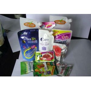 Liquid Shampoo Premade Pouch Packing Machine Tomato Ketchup Filling Sealing