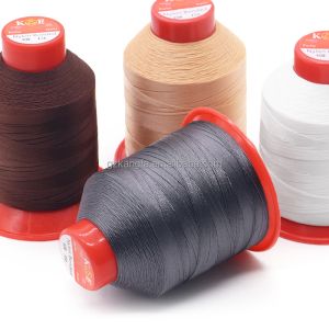 Strong Sewing Thread For Leather 100% Nylon Bonded Polyester Industrial Thread