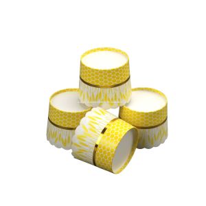 Wave Edge Greaseproof Cupcake Liners Paper Muffin Panettone Baking Cups