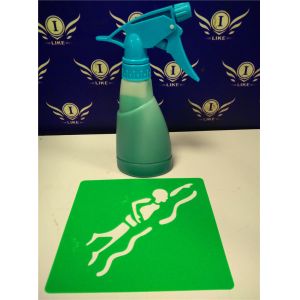 Eco Friendly DIY Washable Chalk Spray Paint Multi Colors For Temporary Marking