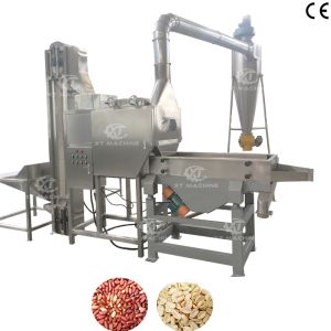 Food Grade Automatic Peanut Blanching and Splitting Machine with Split Rate 