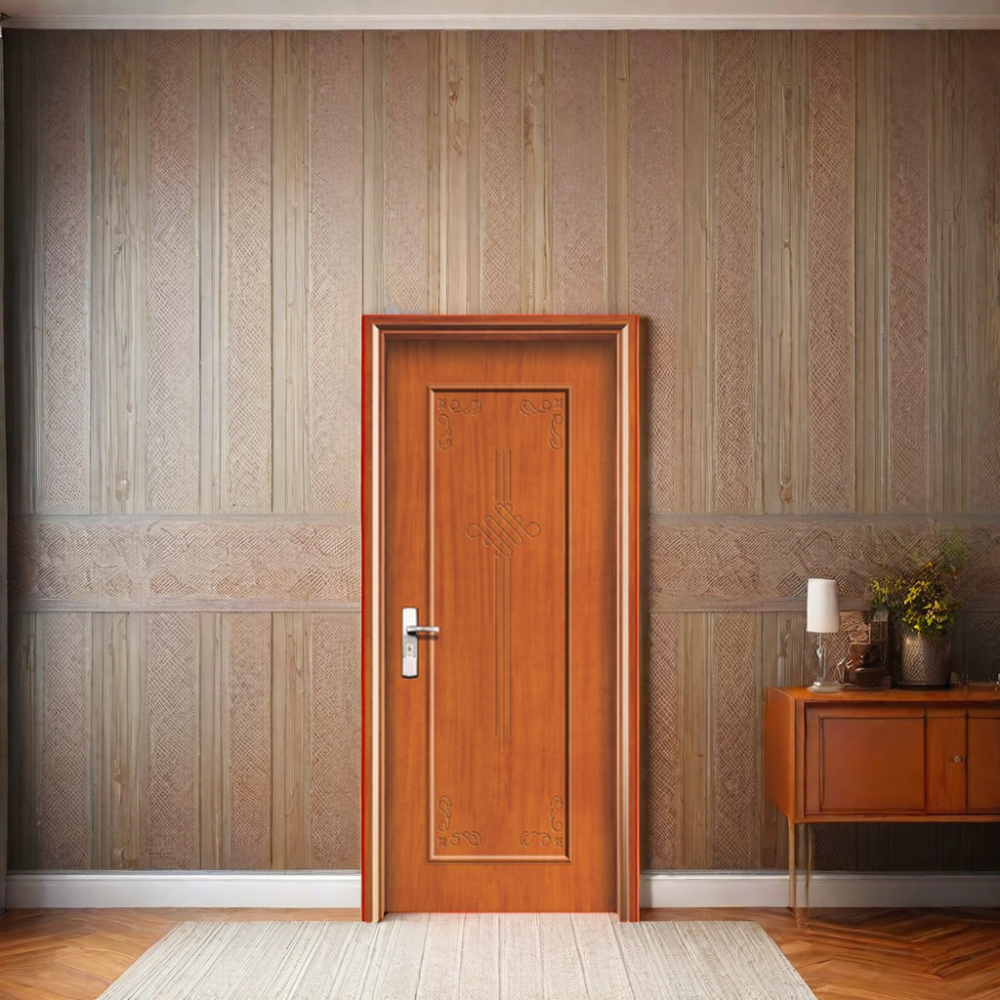 Modern Design Waterproof WPC Interior Door with Sound Insulation and Insect