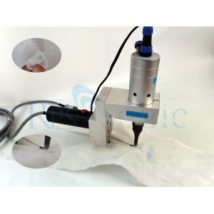 40khz 500w Hand Push Ultrasonic Fabric Cutting and Sealing Machine