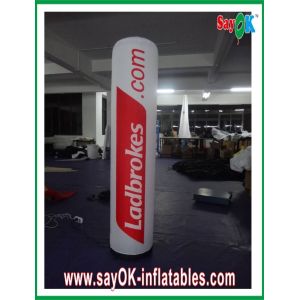 Versatile Safe Inflatable Pillar 190T Nylon Cloth With Logo Printing