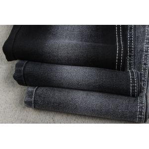 75% Cotton Super Stretch Black Denim Legging Skinny Jeans Fabric