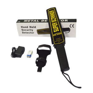 Portable Metal Detector Alarm Hand Held Metal Detector with 9V battery led alarm