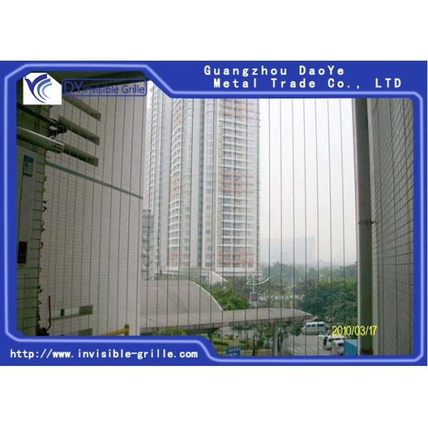 Anti Corrosion 316 SS Wire Invisible Safety Grille For Balcony