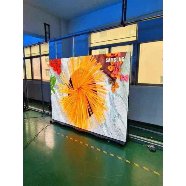 1R1G1B Color Configuration LED Poster Display with Aluminum Cabinet and 320x160mm Module Size