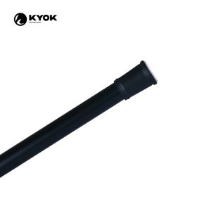 No Drill Extendable Curtain Pole Stainless Steel Shower Curtain Rod