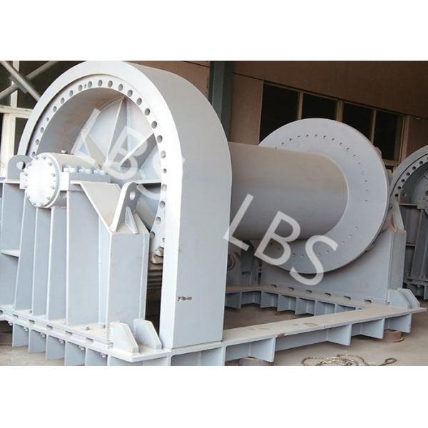 Buy Shipyard Low Noise Heavy Industry Windlass Winch With Smooth Drum at wholesale prices
