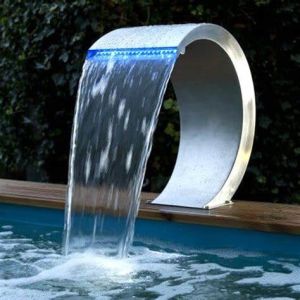 Artificial Stainless Steel Swim SPA Pool Equipment Cascade Waterfall