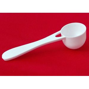 5g measuring spoon for salt, milk power in white color 9 ml