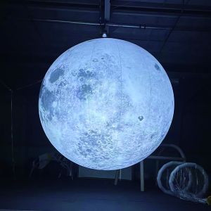 Customized Giant Inflatable Moon Planet Ball Advertising Helium Inflatable Moon