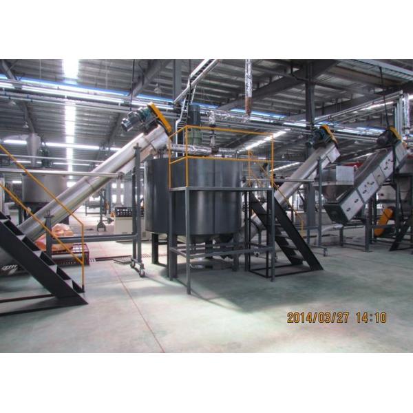 CE PET Bottle Recycling Equipment , Crushing Plastic Recycling Crusher