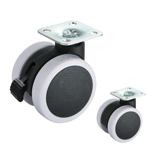 Buy 88lbs Loading 2.5inch Heavy Duty Office Chair Wheels Polyurethane at wholesale prices