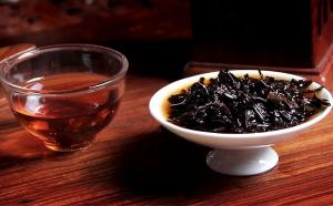 China Smooth Aroma Ripe Puerh Tea , Anti - Aging And Sobering Puerh Tea Brick on sale
